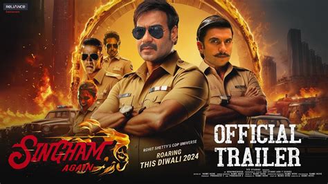 Singham Again Official Trailer Ajay D Ranveer S Deepika P Akshay