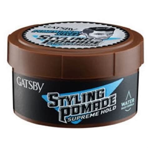 Jual Gatsby Styling Pomade Supreme G Grease Silver Hold Coklat