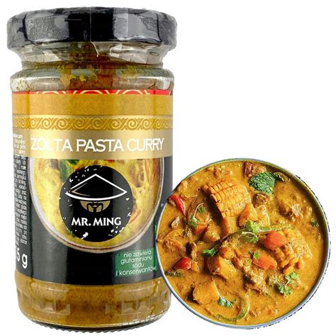 Tajska Żółta Pasta Curry Ostra Hot 115g MR MING 12644661903 Allegro pl