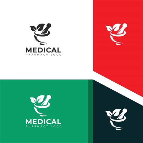 Creative Medical Pharmacy Logo Design Vector Template Vector