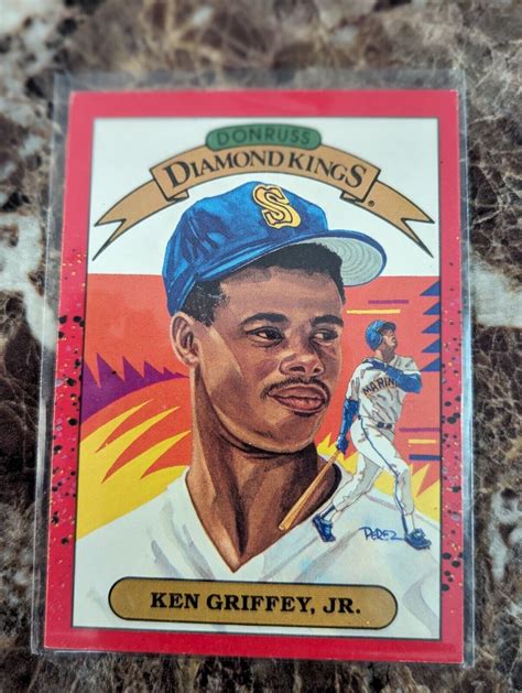 Donruss Diamond Kings Ken Griffey Jr Card Error Card Ebay