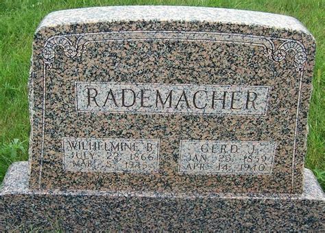 Gerd Janssen George Rademacher Find A Grave Memorial