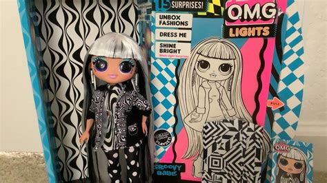 LOL SURPRISE OMG LIGHTS GROOVY BABE DOLL REVIEW YouTube