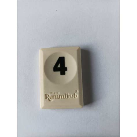 Tuile Chiffre Noir L Original Rummikub Chiffres M M Ventures A