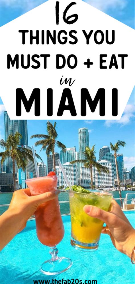 Things You Must Do And Eat In Miami Thefab S Miami Travel