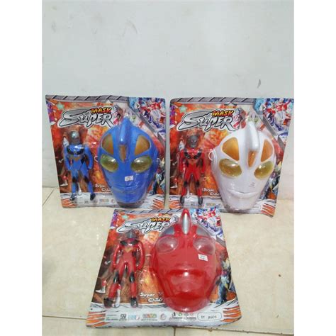 Jual Mainan Topeng Ultraman Mask Super Sgt 2505 Shopee Indonesia