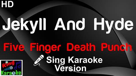 🎤 Five Finger Death Punch Jekyll And Hyde Karaoke Version Youtube