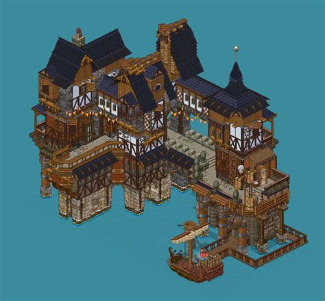 Habbo Retro The Old Harbor Rpixelart