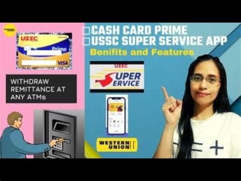 USSC CASH CARD PRIME WITHDRAW WESTERN UNION REMITTANCE THRU ATMs YouTube