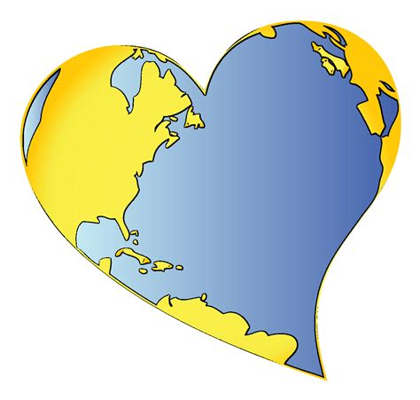 Earth Heart Clipart