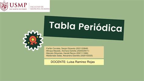 Tabla Periódica Xiomara Minaya uDocz