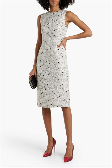 Oscar De La Renta Boucl Tweed Dress The Outnet