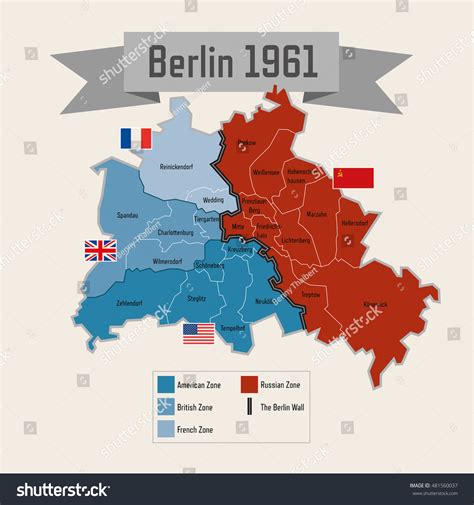 Berlin Germany Map Cold War United States Map