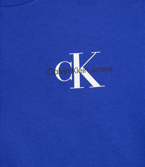 T Shirt Regular Fit Calvin Klein Jeans Blue Gomezplen