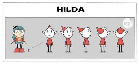 Concept Art Von Den Elves Aus Hilda Auf Netflix Charakterdesign