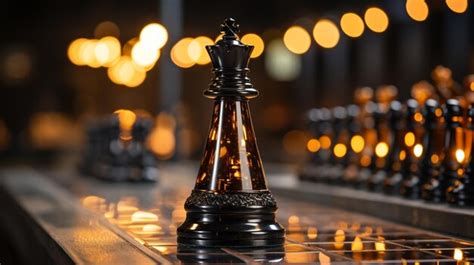 Premium AI Image | chess game chess game board strategy