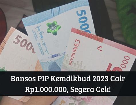 Cek Nik Nisn Penerima Segera Bansos Pip Kemdikbud Cair Rp