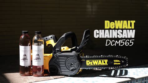 ลองใช้เลื่อยโซ่ DeWALT DCM565 - YouTube