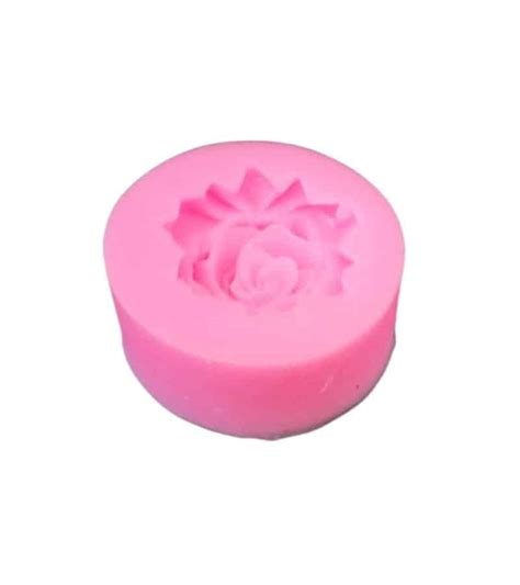 Molde De Silicona Con Forma De Flor Para Velas 1 Und Velas E