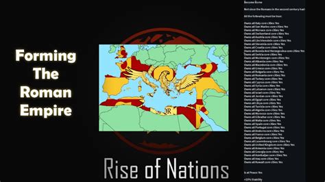 Roblox Forming The Roman Empire In Rise Of Nations Youtube