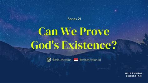 Can We Prove God’s Existence Youtube