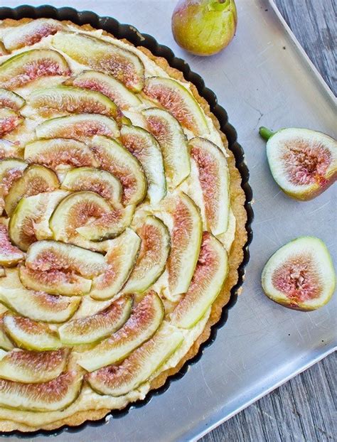 Fig And Almond Tart Spicyicecream Recipe Tart Fig Recipes Food