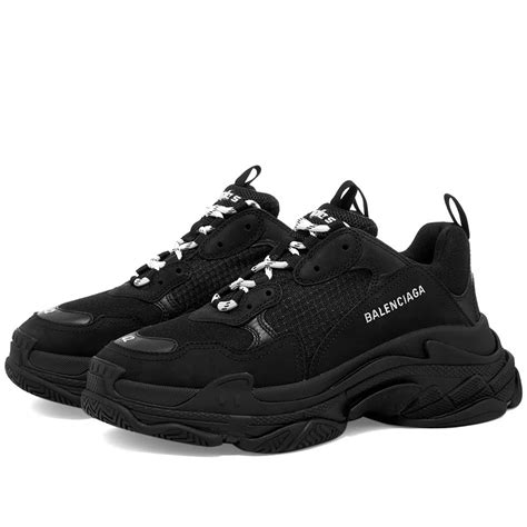 Balenciaga Triple S Sneaker Black End