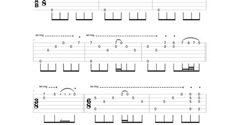 Nothing Else Matters Guitar Tab Metallica