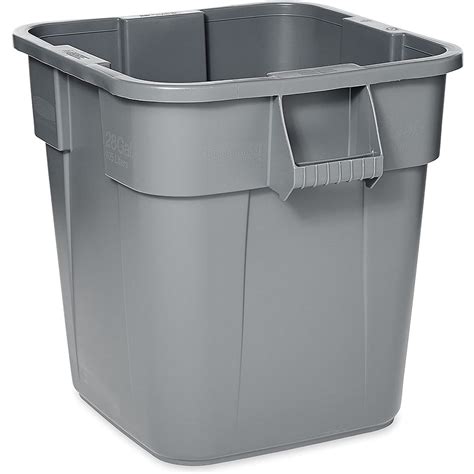 Square BRUTE Container 28 Gallon Grey Holliston S Inc