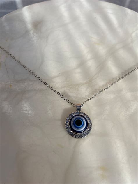 Hamsa Auge Amulett B Ser Blick Talisman Goldkette Nazar Auge Schutz