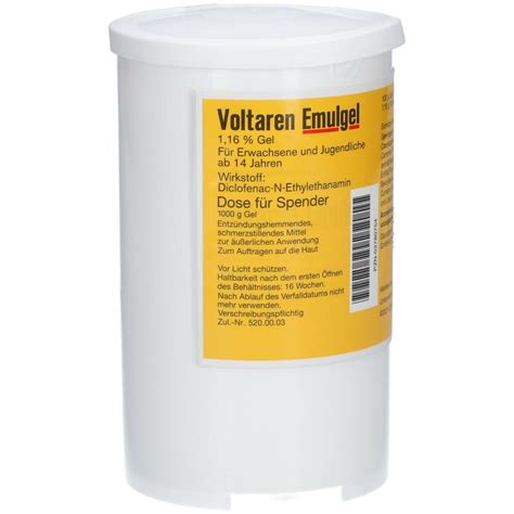 Voltaren Emulgel 1000 G Mit Dem E Rezept Kaufen Shop Apotheke