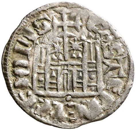 Dinero Cornado Sancho Iv Point Reino De Castilla Y Le N Numista