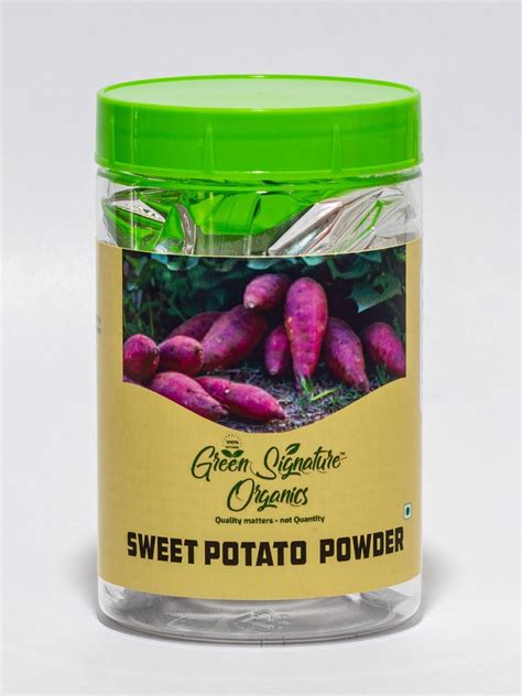 Green Signature Organics Sweet Potato Powder Packaging Type Jar