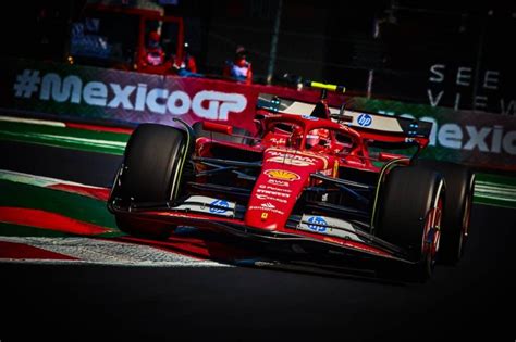 F1 Mexican GP Free Practice 2 Sainz In The Lead Ferrari