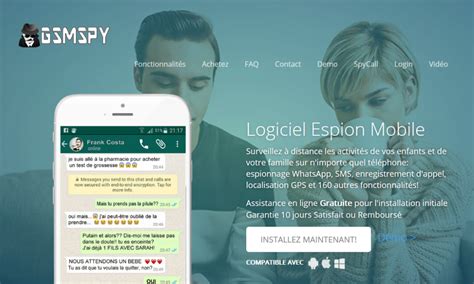 GsmSpy Avis complet du logiciel espion téléphone