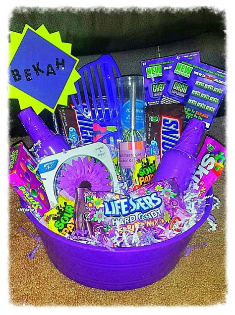 Birthday Basket • Purple Theme Diy Birthday Ts Themed T