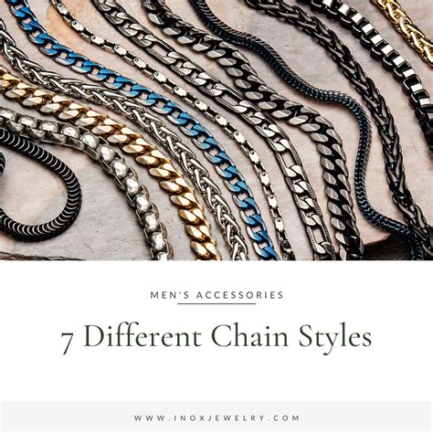 chain styles     stand  inox jewelry