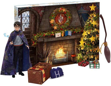 Harry Potter Gryffindor Advent Calendar with 12-Inch Harry Potter doll ...