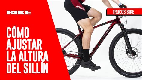 Bici Y Salud C Mo Ajustar La Altura Del Sill N Revista Bike Youtube