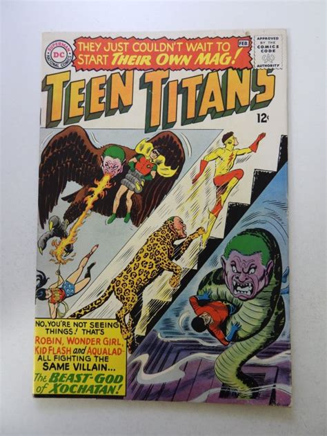 Teen Titans Vg Condition Moisture Damage Comic Books