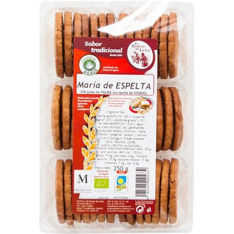 Comprar galletas María de espelta ecológicas sin aceite de palma