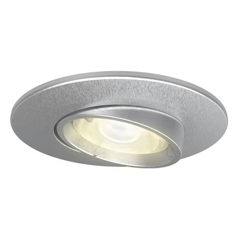 4lite Tilt Fire Rated GU10 Downlights Satin Chrome 10 Pack Screwfix