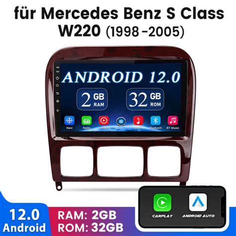 8 KERN ANDROID 12 GPS Autoradio DSP DAB Navi für Mercedes S CL Klasse