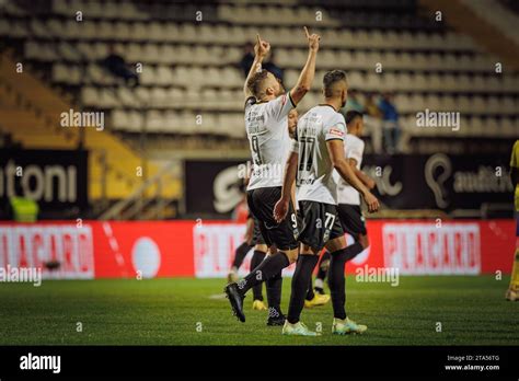 Bruno Duarte Celebrates After Scoring Penalty During Liga Portugal 23