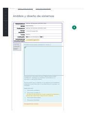 Puntos Extra Autocalificable An Lisis Y Dise O De Sistemas Pdf Mis