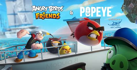 Action Figure Insider Popeye And Angry Birds Friends Level Up With