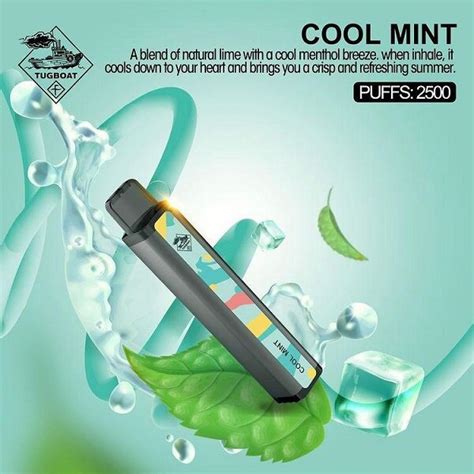 Buy Tugboat Xxl Cool Mint Disposable Vape From Aed With Delivery