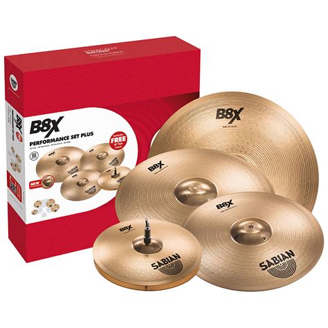 Sabian B8x Performance Set Plus Cymbal Set