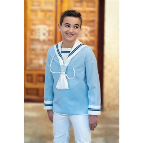 Traje de comunión 2024 niño marinero ESLORA lino pocket denim