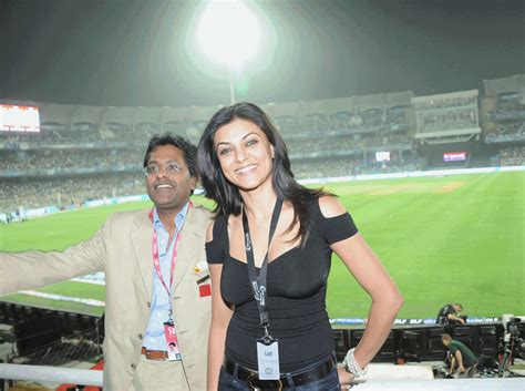 Sushmita Sen and Lalit Modi during the 2010 DLF IPL T20 : sushmita sen ...